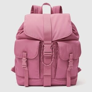 *NWT* PINK VICTORIA'S SECRET Pink Nylon Cargo Backpack